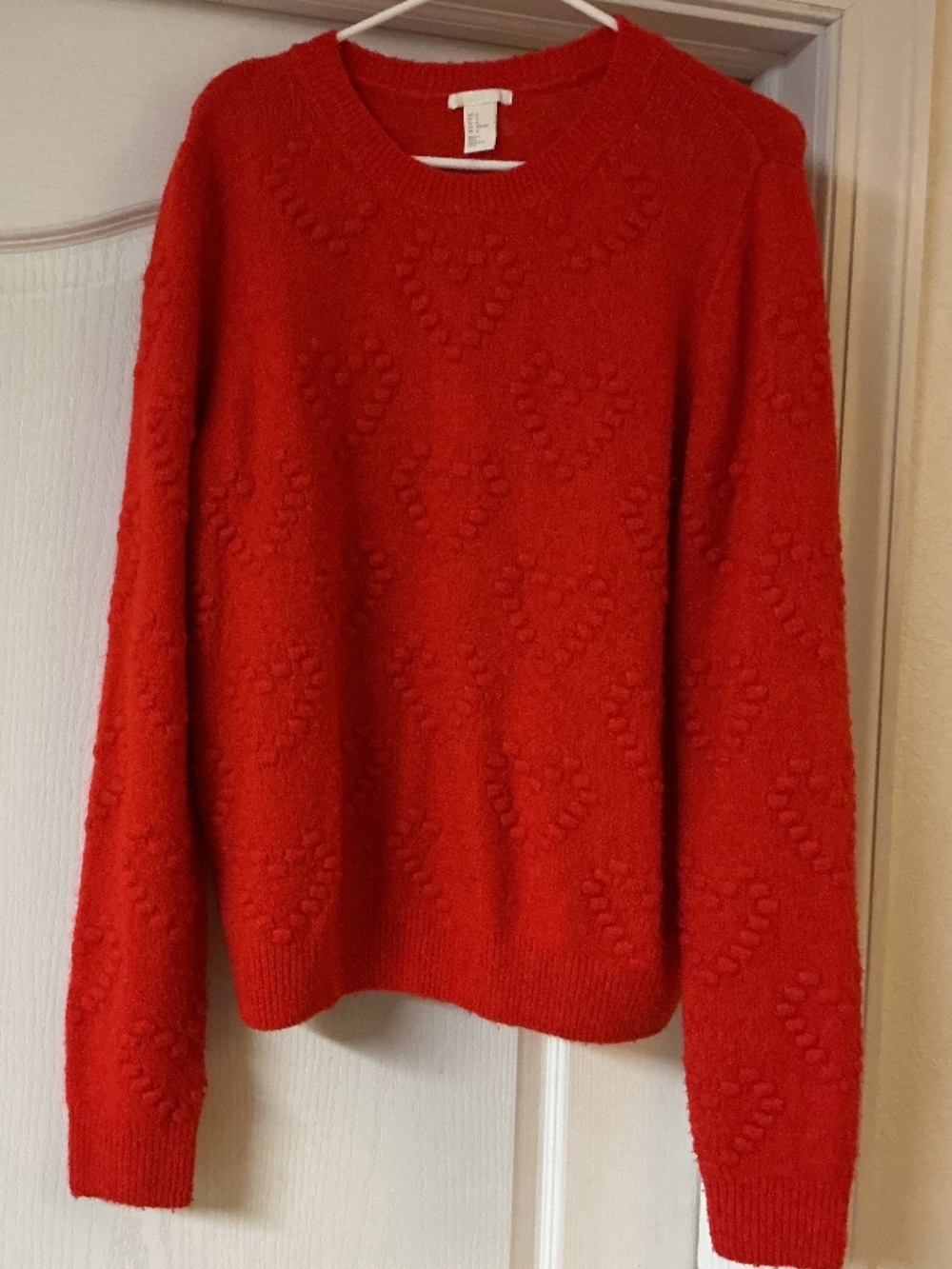 H&M Heart Sweater Used Condition